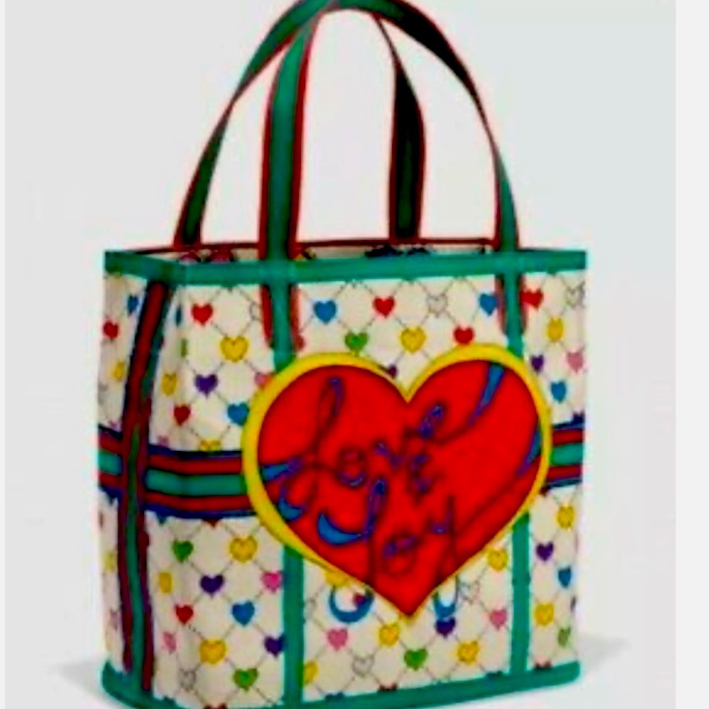 NWOT Beautiful Brighton Love &Joy Canvas Tote Purse Bag